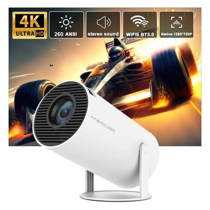 🎥 Mini Projecteur 4K Portable – Home Cinéma dans votre Poche